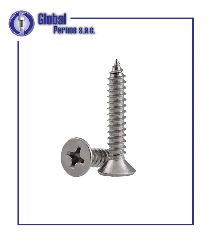 Autorroscantes cabeza plana y flat