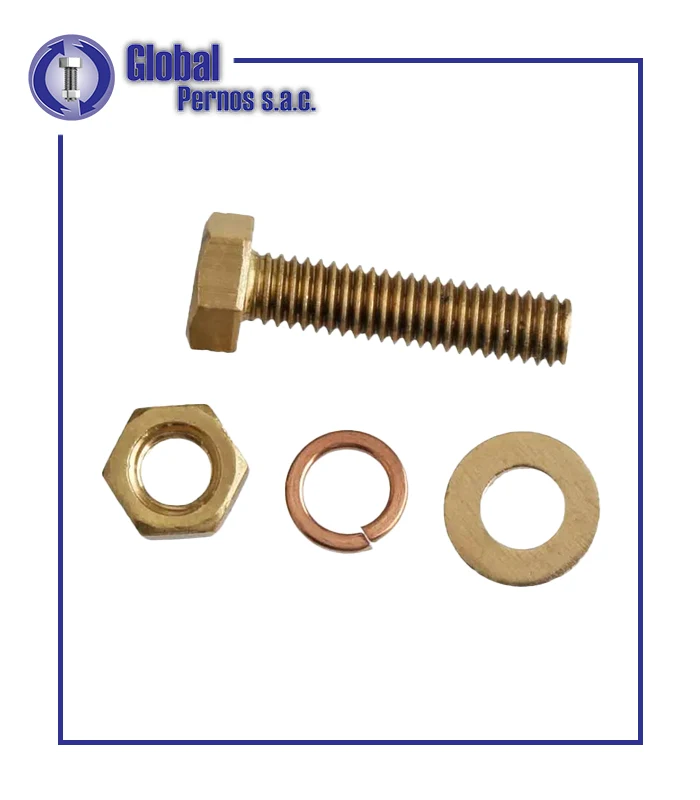 Pernos y tuercas de bronce